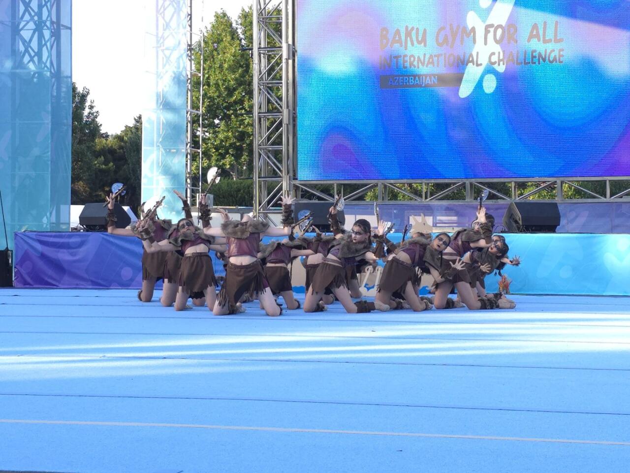 Bakıda “Gimnastika hamı üçün” növü üzrə beynəlxalq turnirin açılış mərasimi olub