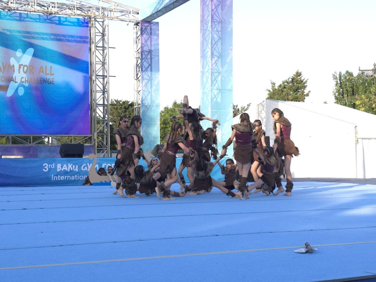 Bakıda “Gimnastika hamı üçün” növü üzrə beynəlxalq turnirin açılış mərasimi olub