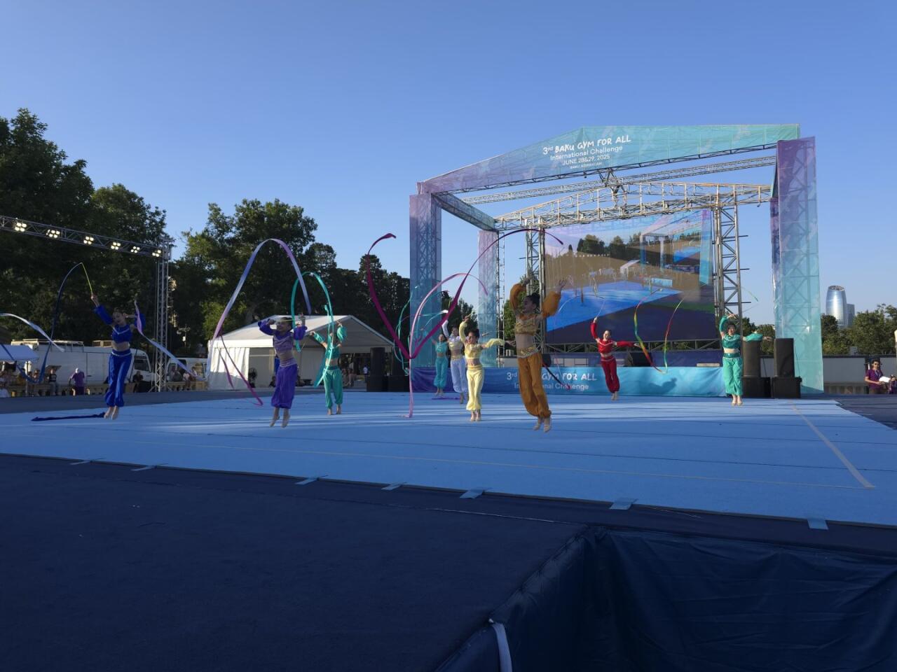 Bakıda “Gimnastika hamı üçün” növü üzrə beynəlxalq turnirin açılış mərasimi olub