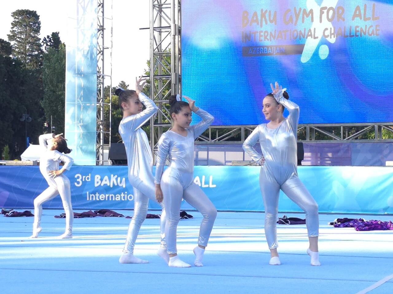 Bakıda “Gimnastika hamı üçün” növü üzrə beynəlxalq turnirin açılış mərasimi olub
