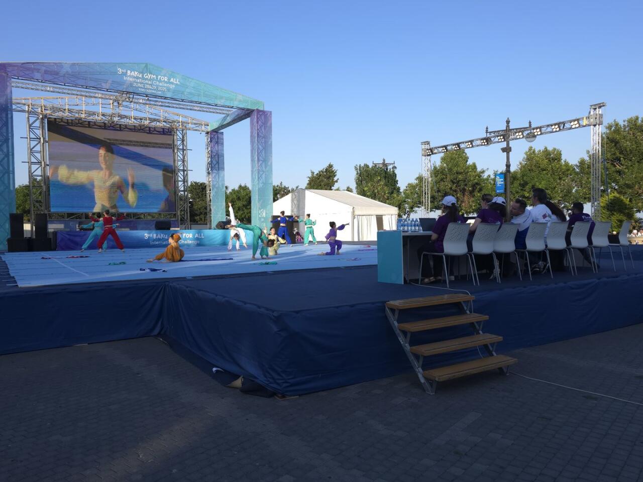 Bakıda “Gimnastika hamı üçün” növü üzrə beynəlxalq turnirin açılış mərasimi olub