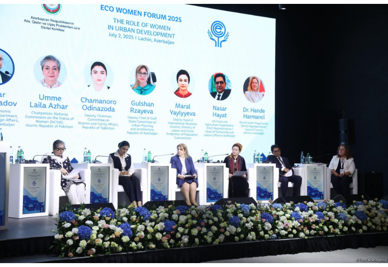 Laçında "Şəhərsalmanın İnkişafında Qadınların Rolu" mövzusunda panel sessiya keçirilib