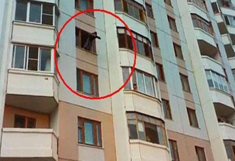 В Баку девушка упала с 14-го этажа и чудом осталась жива