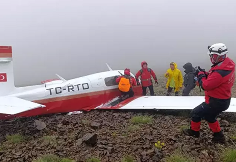 Türkiyədəki təyyarə qəzasında pilot ölüb,