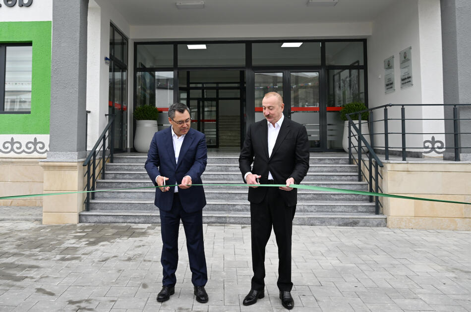 Prezident İlham Əliyev və Prezident Sadır Japarov Ağdam rayonunun Xıdırlı kəndinin 1-ci mərhələsinin açılışında iştirak ediblər