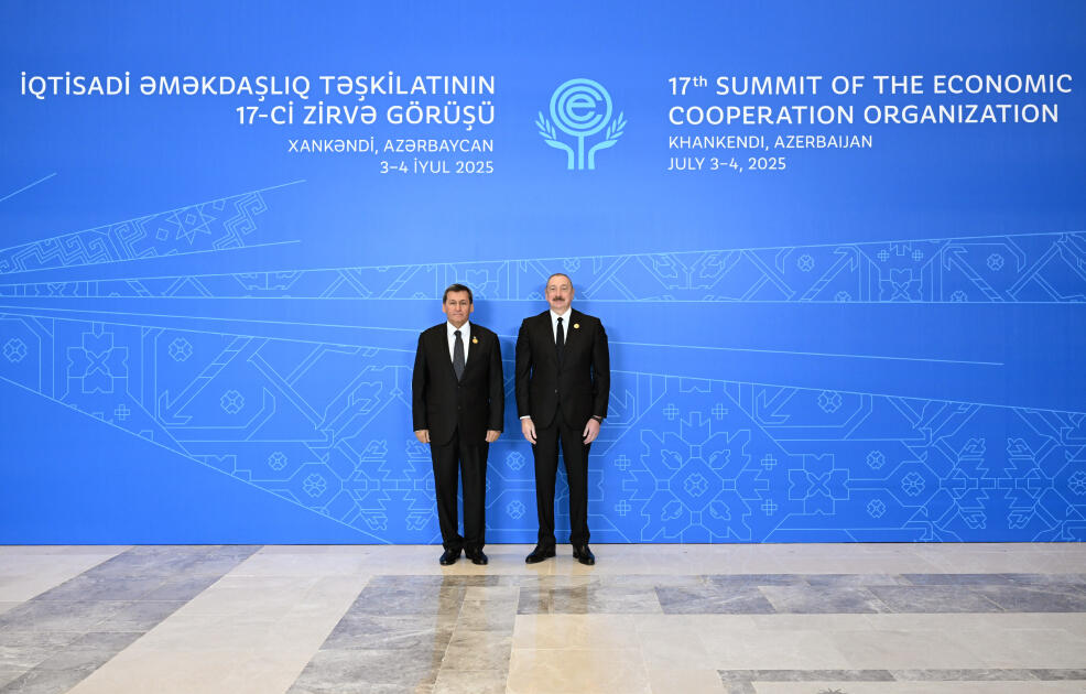 Prezident İlham Əliyev Xankəndi şəhərində İqtisadi Əməkdaşlıq Təşkilatının 17-ci Zirvə görüşündə çıxış edib
