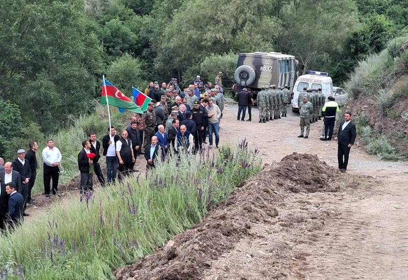 Kəlbəcərdə Birinci Qarabağ müharibəsində itkin düşmüş 3 şəhidin nəşinin qalıqları dəfn edildi