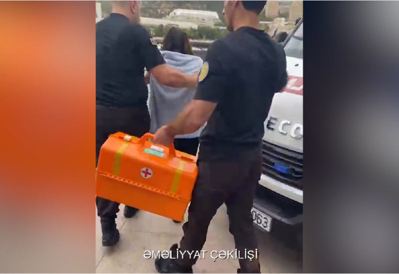 Dənizdə batma təhlükəsi olan şəxs xilas edilib