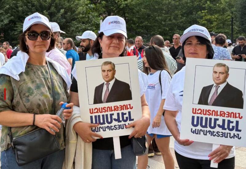 Марш «белых кепочек» подложил свинью Карапетяну