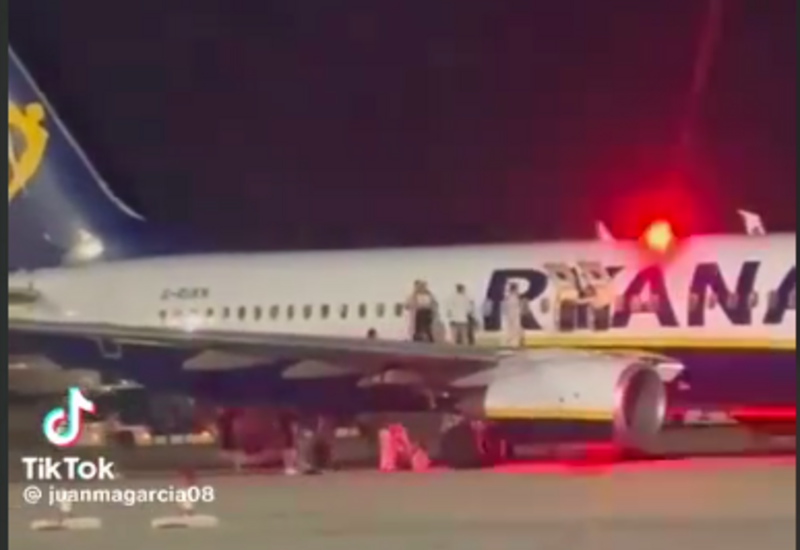 Пожар в самолёте Ryanair на Майорке: