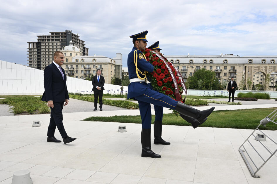 Председатель Национальной ассамблеи Пакистана посетил Парк Победы в Баку