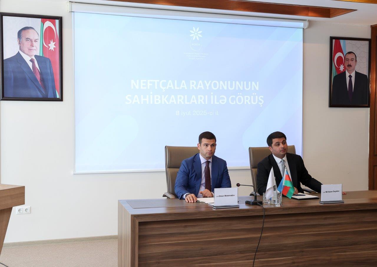 KOBİA-nın təşkilatçılığı ilə Neftçala sahibkarları ilə görüş keçirilib