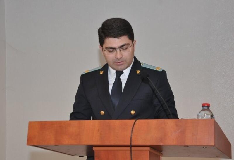 Ильдырыму Велиеву присвоено высшее специальное звание государственного советника юстиции III класса