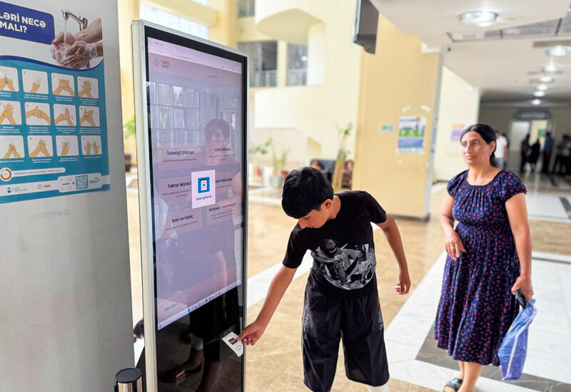 Daha iki tibb müəssisəsində elektron növbə sistemi qurulub