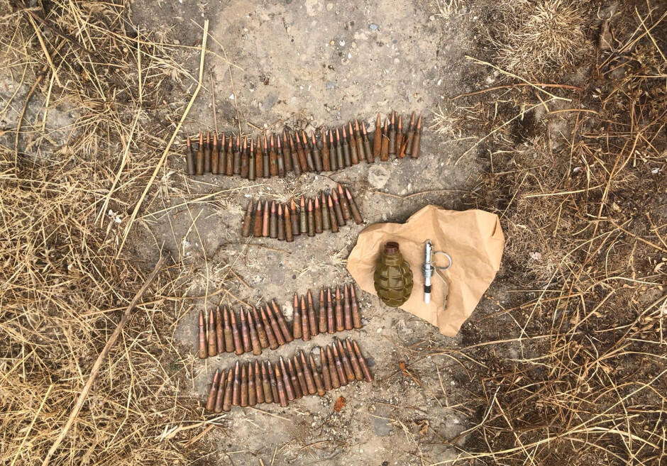 Abşeronda silah-sursat tapıldı