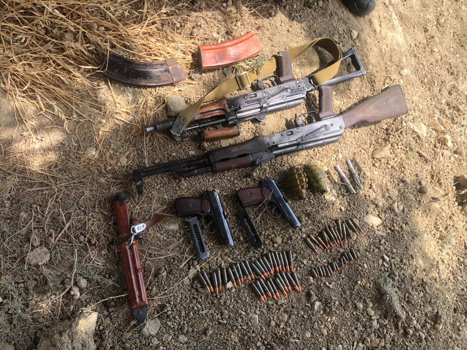 В Абшеронском районе обнаружены боеприпасы
