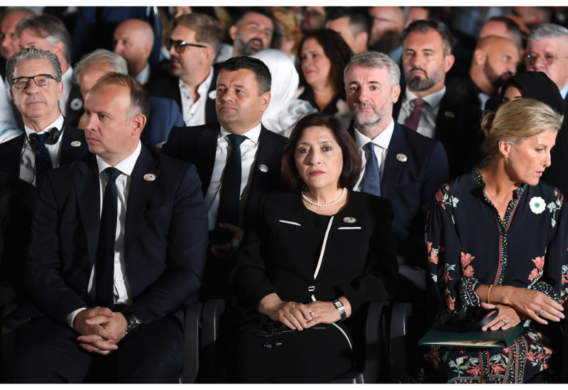Milli Məclisin sədri Srebrenitsa qurbanlarının xatirəsinə həsr olunmuş anım mərasimində iştirak edib