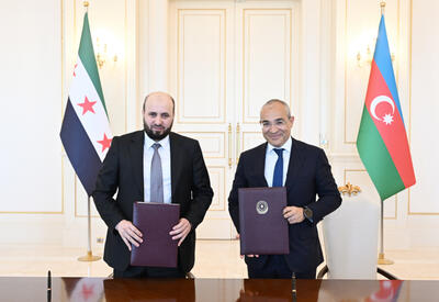 SOCAR и Сирийская Арабская Республика подписали Меморандум о взаимопонимании - ФОТО