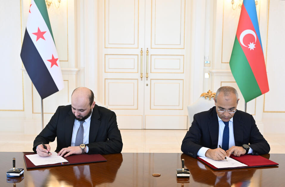 SOCAR и Сирийская Арабская Республика подписали Меморандум о взаимопонимании