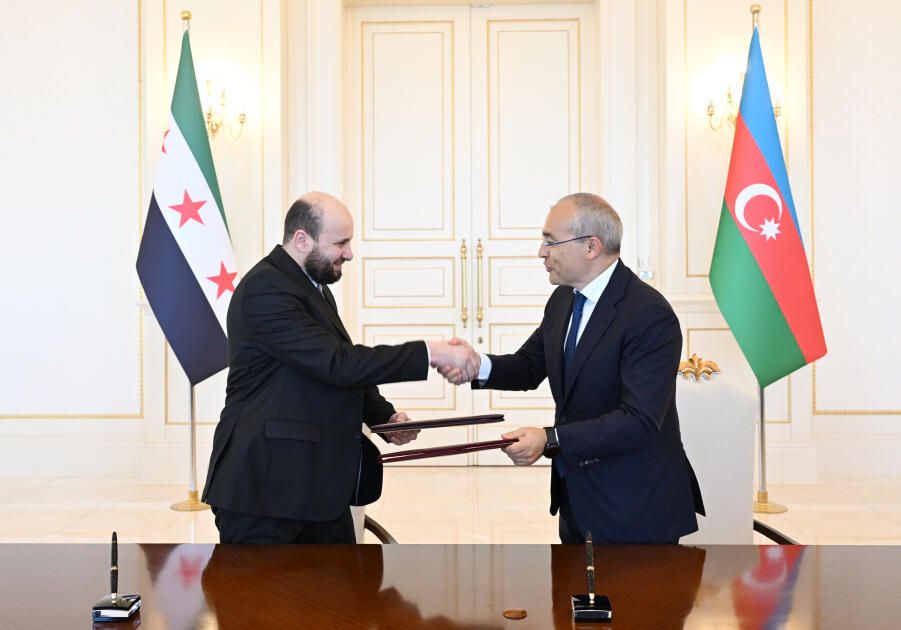 SOCAR и Сирийская Арабская Республика подписали Меморандум о взаимопонимании