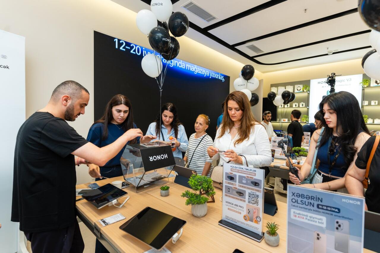 HONOR открывает первый фирменный магазин в Азербайджане