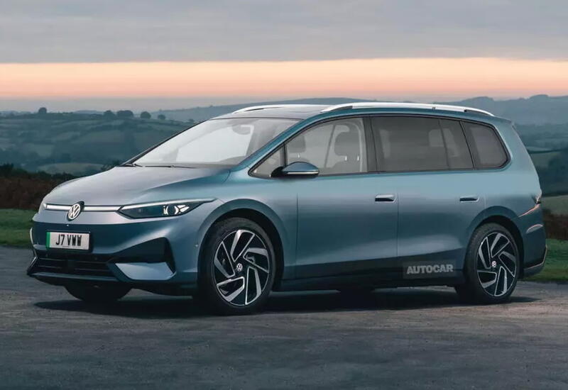 Новый Volkswagen Touran окажется электрокаром с хитрыми дверями