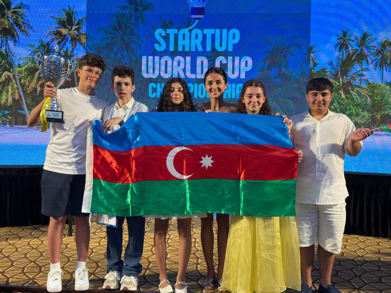 Ученики MiniBoss Baku одержали победу на Всемирном чемпионате стартапов