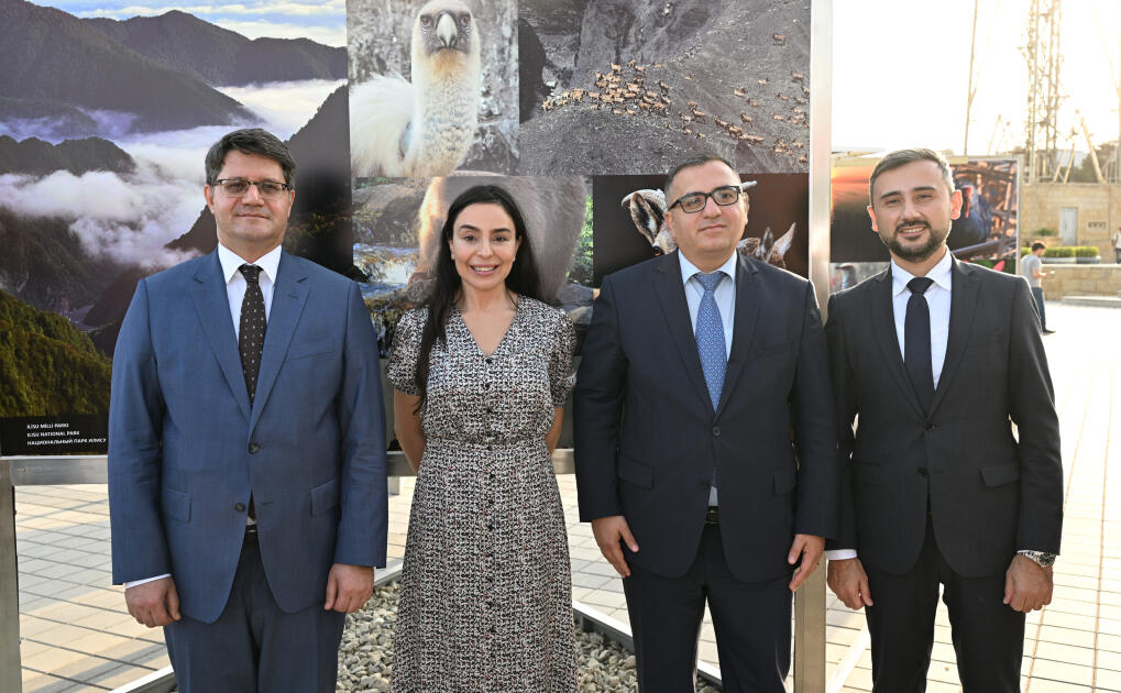 Heydər Əliyev Fondunun vitse-prezidenti Leyla Əliyeva Azərbaycanda təbiətin mühafizəsinin 100 illiyinə həsr olunmuş fotosərginin açılışında iştirak edib