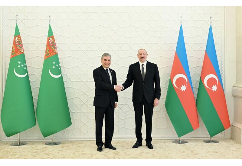 Prezident İlham Əliyev: Azərbaycan və Türkmən xalqlarını dərin qardaşlıq ənənələri birləşdirir və müstəqillik dövründə bu əlaqələr daha da gücləndi