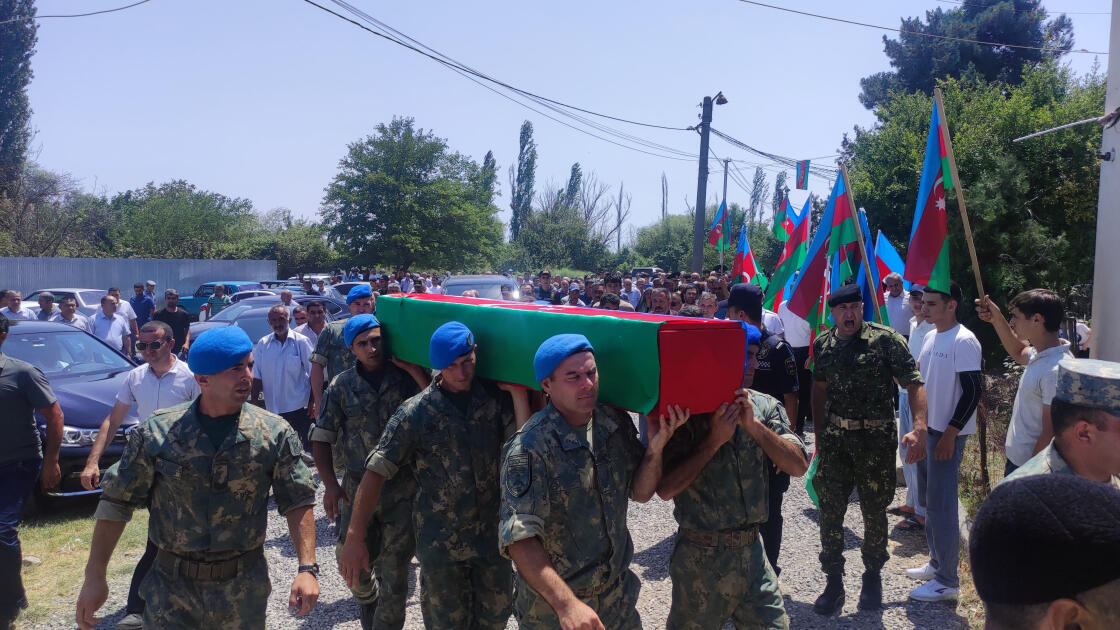 Šahid Mazahir Kərimov pokopan v Xaçmazu po 31 letih