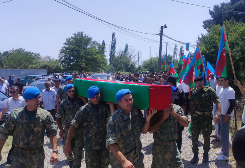 Otuz bir il əvvəl şəhidlik zirvəsinə ucalan döyüşçü Xaçmazda dəfn olunub