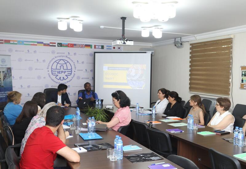 BMT-nin İqtisadi və Sosial şurasına üzvlüklə bağlı təlimlər keçirilir