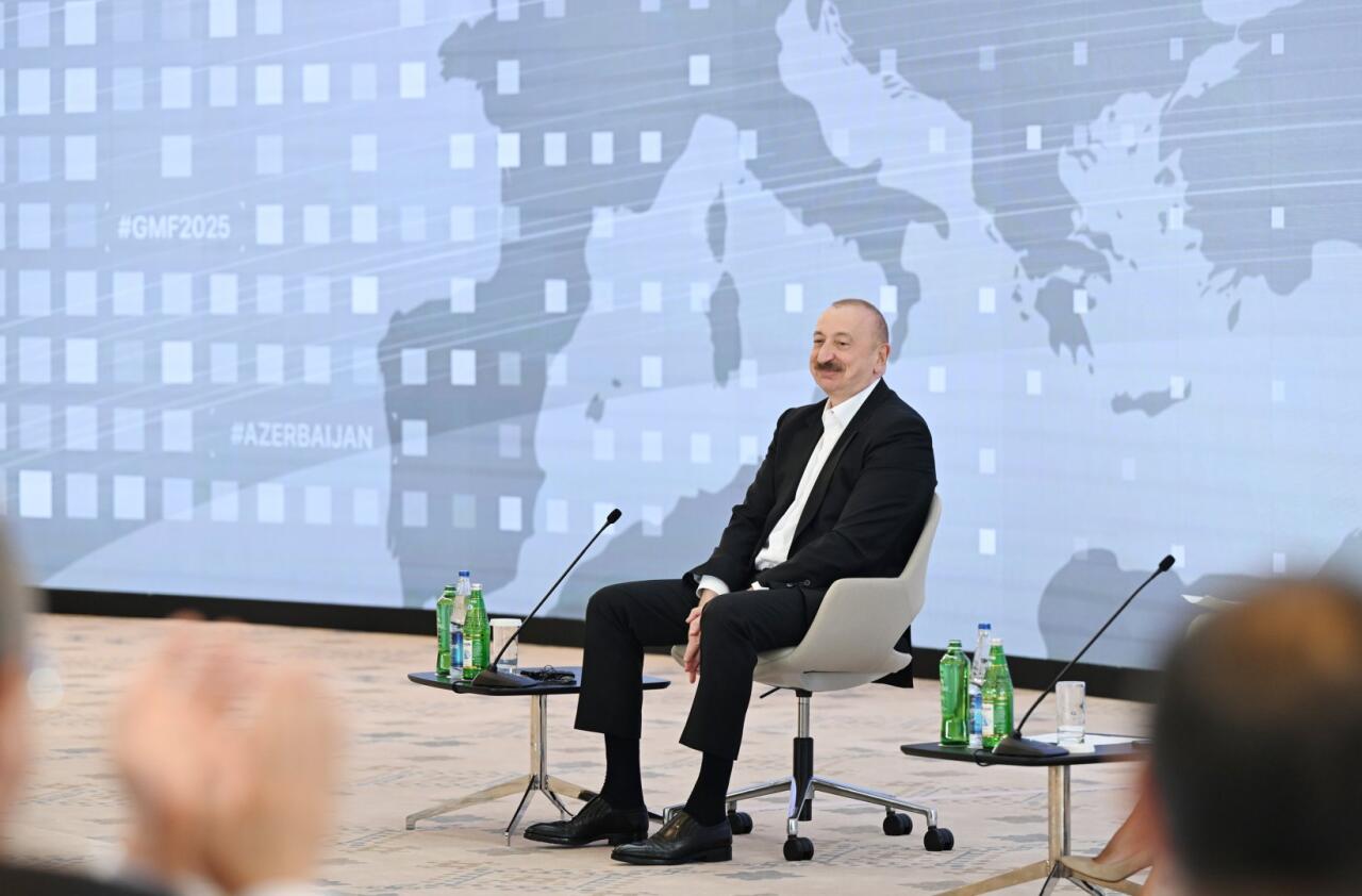 В Ханкенди состоялась встреча Президента Ильхама Алиева с участниками III Шушинского Глобального медиафорума