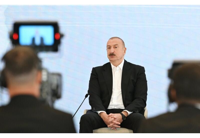 Президент Ильхам Алиев разъяснил, при каких условиях может быть подписан мирный договор с Арменией
