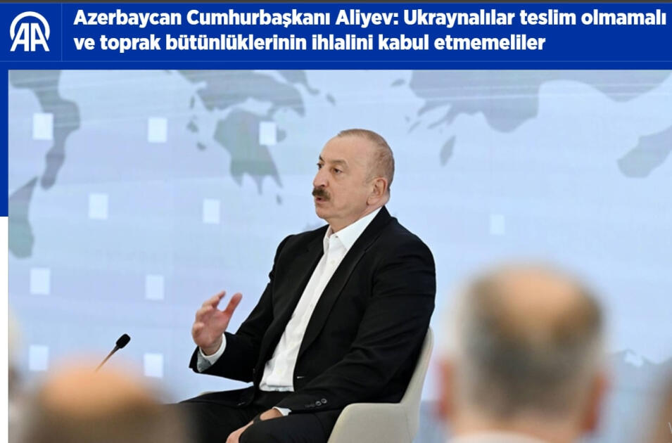 Турецкие СМИ широко осветили выступление Президента Ильхама Алиева на III Шушинском Глобальном медиафоруме