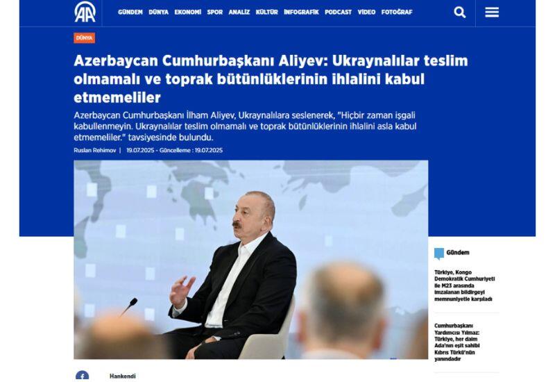 Prezident İlham Əliyevin III Qlobal Media Forumunda çıxışı dünya mətbuatının diqqət mərkəzindədir