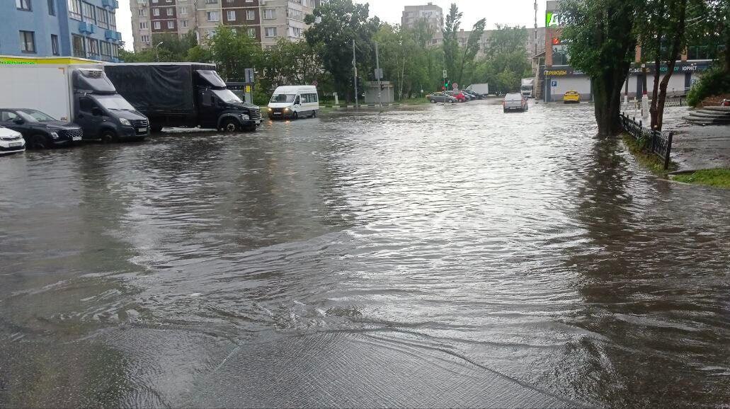 Ливни накрыли Москву