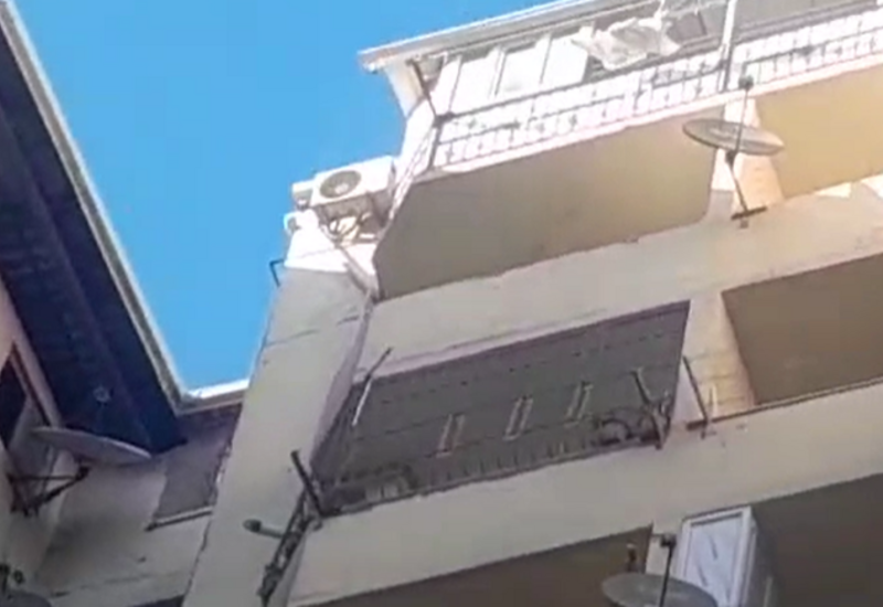 Xırdalanda tikilən binada faciə