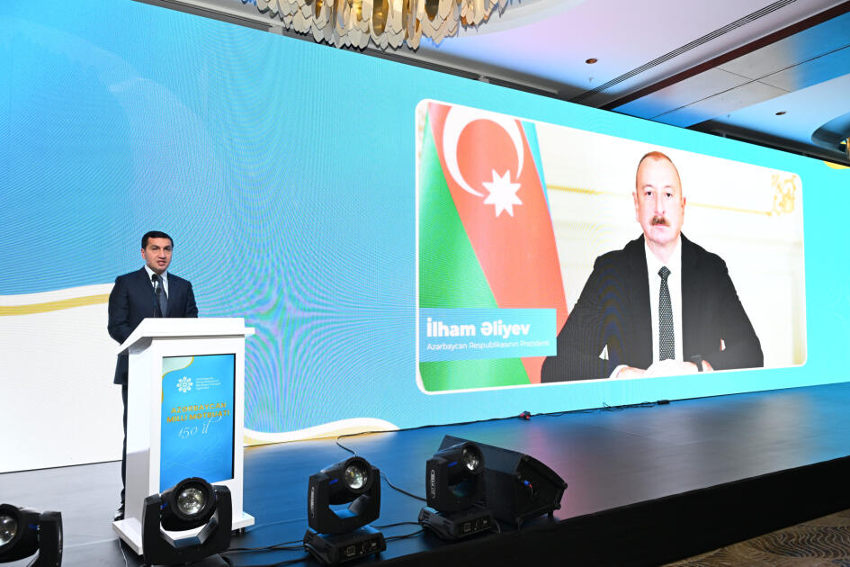 Azərbaycan milli mətbuatının 150 illik yubileyi münasibətilə tədbir keçirilib