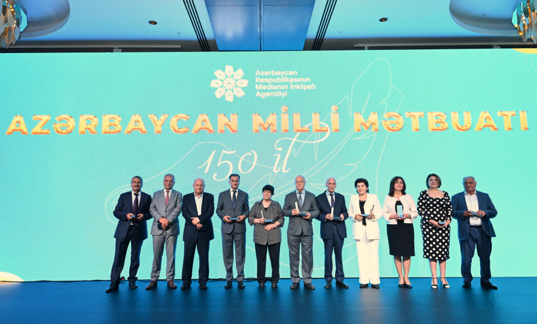 Azərbaycan milli mətbuatının 150 illik yubileyi münasibətilə tədbir keçirilib