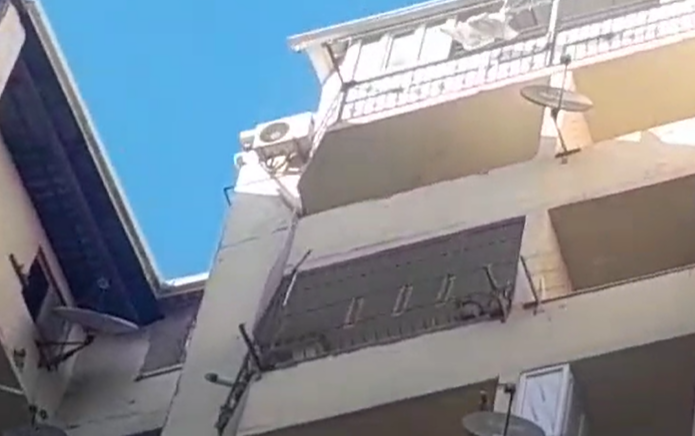 Xırdalanda tikilən binada faciə