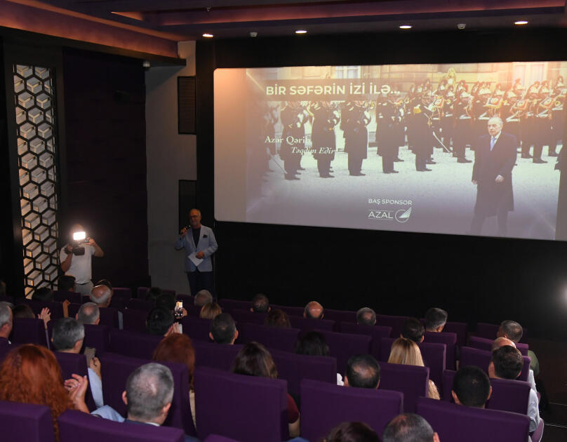 "Bir səfərin izi ilə - Fransa" sənədli filminin təqdimatı olub