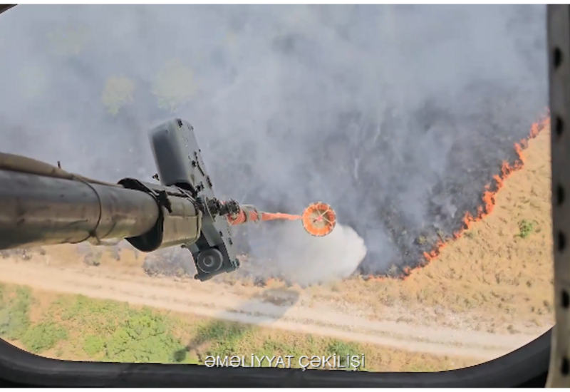 Azad olunmuş ərazilərdəki yanğınlarla bağlı