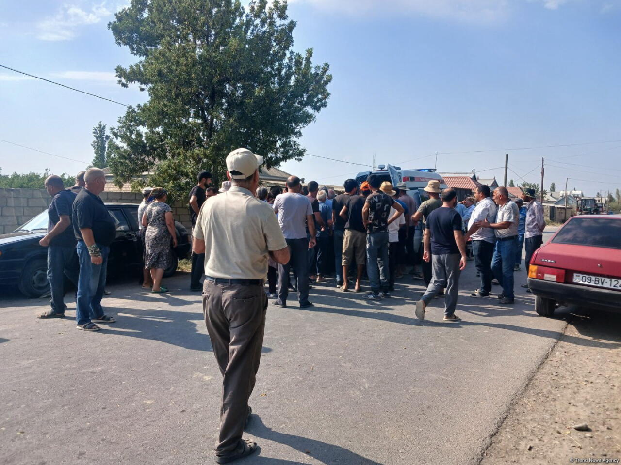 Beyləqanda yol qəzası: sürücü ağır xəsarət alıb