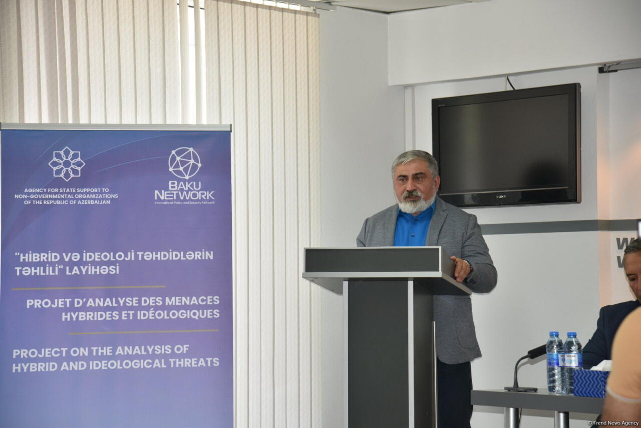 “Baku Network” analitik mərkəzinin “Hibrid və ideoloji təhdidlərin təhlili” layihəsi çərçivəsində növbəti tədbir keçirilib