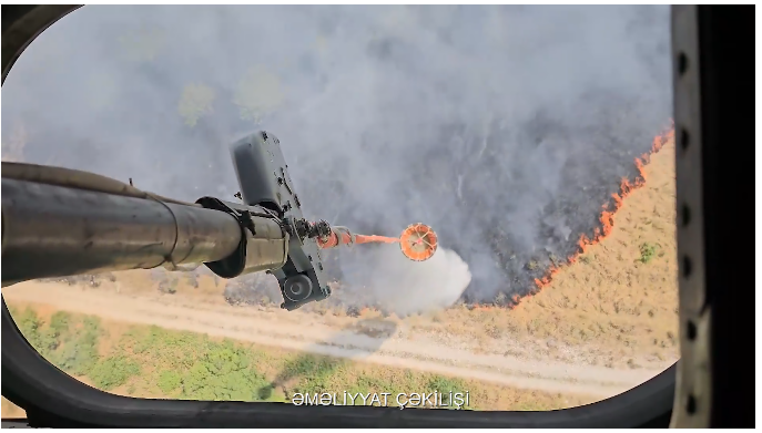 Azad olunmuş ərazilərdəki yanğınlarla bağlı