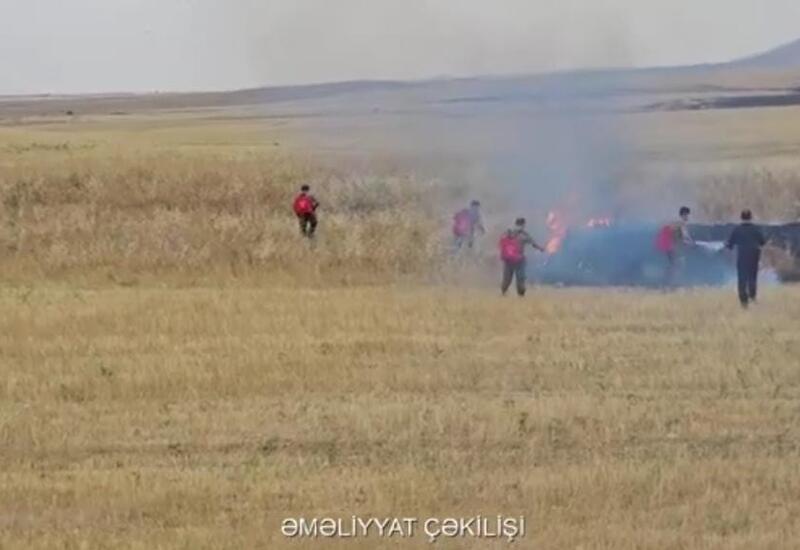 Qarabağda dağlıq ərazidəki yanğınlarla bağlı