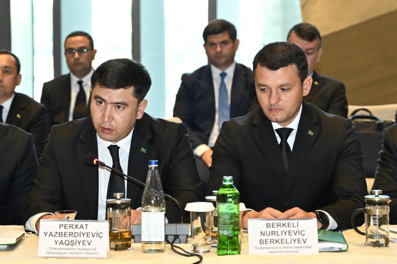 Türkmənistanla Birgə Hökumətlərarası Komissiyanın iclası keçirilib