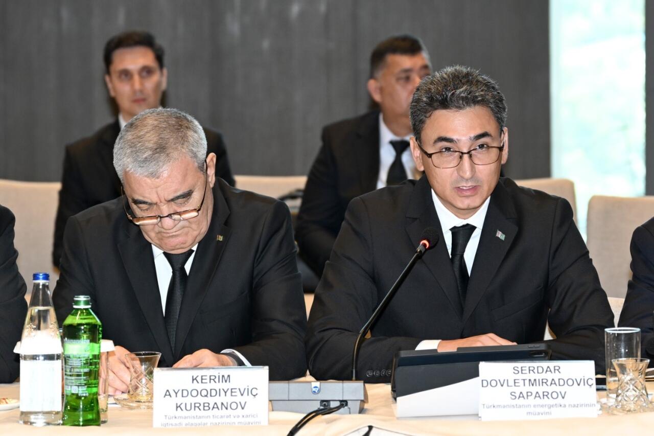 Türkmənistanla Birgə Hökumətlərarası Komissiyanın iclası keçirilib