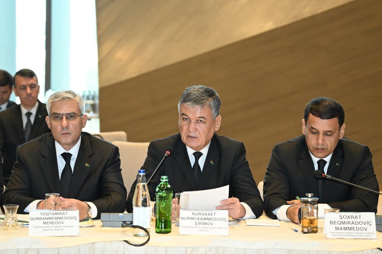 Türkmənistanla Birgə Hökumətlərarası Komissiyanın iclası keçirilib